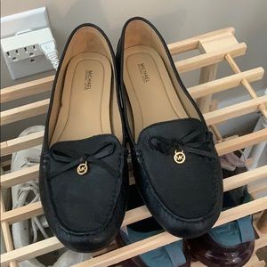 Comfy black MK flats